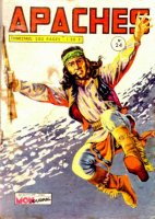 Scan d'une couverture Apaches dessine par Antonio Canale